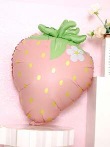 8 piezas - Globos de aluminio con diseño de fresa, globos de aluminio con forma de fruta dulce y linda, de membrana de poliéster, adecuados para bautizos, fiestas con tema de fresas, decoración de cumpleaños, baby shower, revelación de género, fiestas con tema de frutas, decoración de bodas, reuniones familiares, despedidas de soltera, compromisos, graduaciones, decoración del Día de la Madre - globo - Ver 8