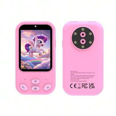 Children's AI Smartphone, AI Photo Recognition, Massive Online Stories, Story Content Supports 20 Languages, Online Stories Are Regularly Updated In The Background, Children's Walkie Talkies, Magnifying Glasses, Puzzle Games, Flashlights, Alarms, Timers And Other Learning Functions, Suitable For Boys And Girls Aged 3-12 Years Old, Preferred For Outdoor Travel, Best Gifts For Holidays, Birthdays, And Christmas.
