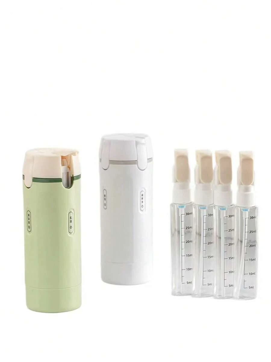 4-In-1 Travel Dispenser Bottles Portable Toiletries Cosmetics Shampoo Body Wash Storage Bottles Travel Dispenser Bottles, Travel Bottle Set - View 1