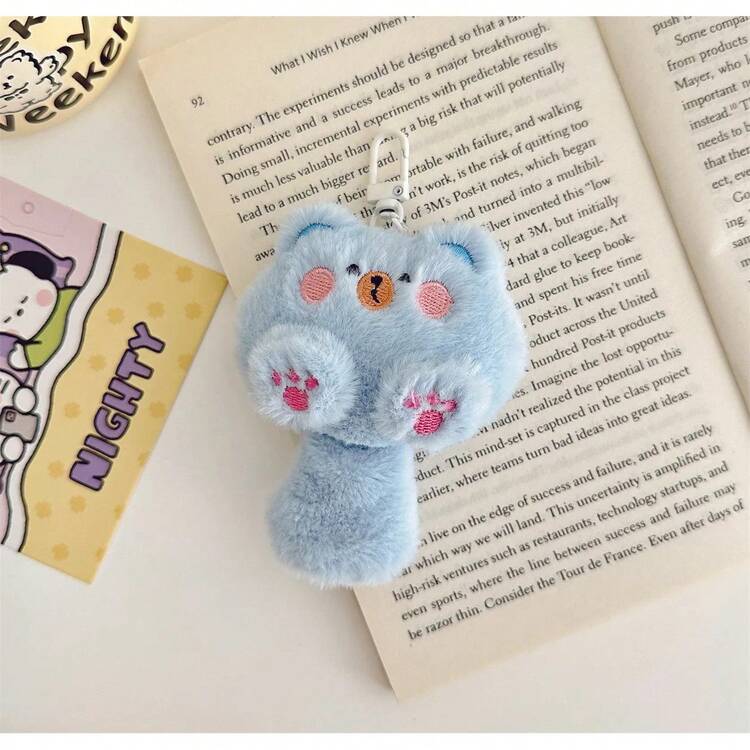 Divertido y Colgante de Peluche de Gato para Mochila de Niña, Colgante para Bolso de Pareja, Llavero Decorativo, Regalo - MR-YSK-Mao-3 - Añade 9