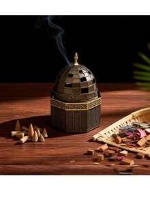 Lư hương hình tháp rỗng bằng nhựa kiểu Trung Đông, dùng trang trí lối đi đốt hương theo phong cách Thiền Ả Rập. - 1PC - Xem 7
