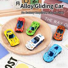 3Pcs Random Mini Diecast Cars Set With Track Launcher - Alloy Sports Car Toys For Boys, Pocket Racing Vehicles Gift - Multicolor - View 12