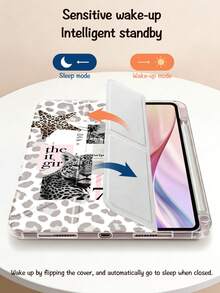 Ayotu 这款豹纹椰树图案平板电脑保护套兼容 iPad Air 8 (M4) 2026 (11/13 英寸)、Air 11 英寸 M3 2025 / M2 2024、Air 第五代 2022、(A16) 11 英寸第十一代 2025,也兼容三星 Galaxy Tab 和 Kindle Paperwhite 第十二代 2024。透明背壳,时尚图案保护套,具备自动休眠/唤醒功能和气囊保护,适合作为礼物或办公用品。 - 彩色 - 查看 6