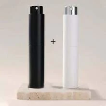 1/2/3 piezas Botella de spray de perfume de 8ml, Vaporizador de metal, Recipiente líquido portátil, Botella de spray de vidrio recargable para cuidado de la piel y cosméticos, Adecuado para uso doméstico y de viaje - Multicolor - Ver 10