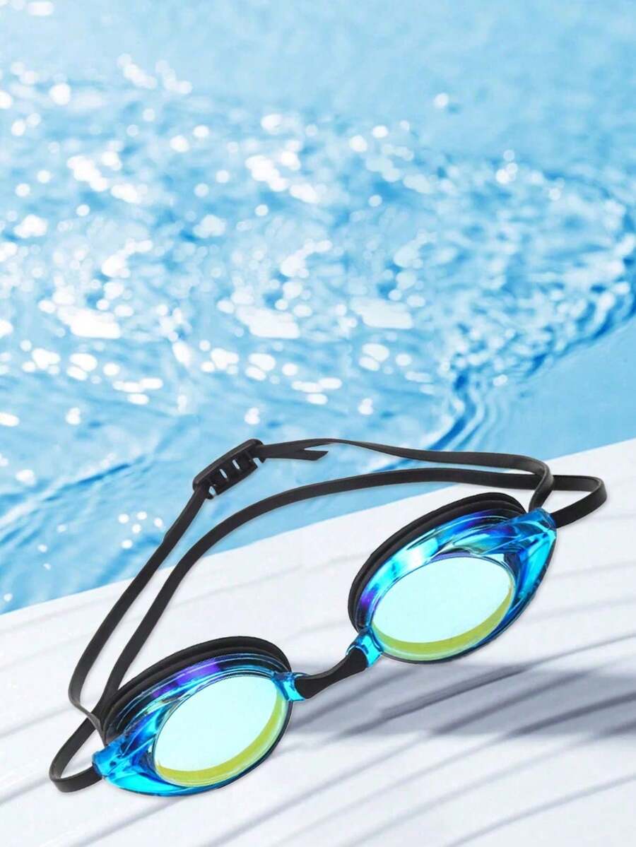 Kính bơi chất lượng cao, độ phân giải cao, bền bỉ, thiết bị bơi lội chuyên nghiệp dành cho người lớn, kính bơi thi đấu, chống thấm nước, chống sương mù, kính bơi độ phân giải cao, chống sương mù, chống tia UV, mạ điện. - nhiều màu - Xem 1