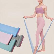 Fitness Yoga Resistance Bands, Suitable For Relaxation Exercise, Strength Training And Yoga Beginner Set (Random Color) Women's Fitness Bands, Sports Hip/Leg/Arm, Yoga, Pilates And Strength Training Equipment, Resistance Loop Sports Bands, Home Fitness, Stretching, Strength Training, Neutral Elastic Sports Bands - Multicolor - View 1