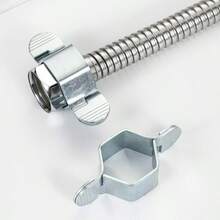 Bộ 2 chiếc cờ lê ống mềm 4 inch | Dụng cụ van vòi nước | Cờ lê ống mềm lục giác có thể tháo rời | Đầu vòi sen cầm tay tái sử dụng | Phụ kiện điều khiển nước - nhiều màu - Xem 10