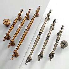 4个家具把手，复古欧式风格家具拉手，抽屉旋钮五金配件 - 4個 - 查看 1