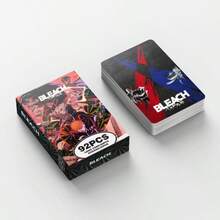 92pcs BLEACH Anime Death God Mini Sticker Cards, Japanese Style Double-Sided LOMO Collectible Cards - Multicolor - View 4