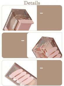 1pc Automatic Pop-Up Toothpick Holder, Premium Portable Mini Toothpick Storage Box, Rectangular Toothpick Dispenser, Suitable For Home, Office Desk, Summer Supplies, Soft, Holiday Essential, Travel Essential - Multicolor - View 8