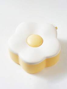 1 pieza Caja de almacenamiento con forma de flor con espejo de maquillaje, organizador de pinzas para el cabello, regalo para niñas - Multicolor - Ver 7
