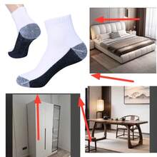 EnerWear 10P Pack Unisex Cotton Moisture Wicking Cushion Ankle Socks - Mix Color 02 - View 4