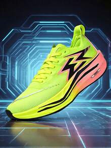 Unisex Casual Sports Shoes, Suitable For Gym, Running, Walking, Outdoor Activities, All Seasons - Fluorescent Yellow - View 9