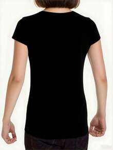 Women T-Shirts - Black - View 3
