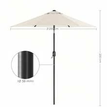 SONGMICS Patio Awnings - Beige - Ver 7