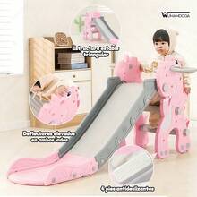 Kids Freestanding Slides - Pink - View 9