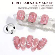 Dụng cụ vẽ móng mắt mèo rỗng 3 giây, vòng từ tính mạnh, đá từ tính, tạo mắt mèo hút chân không 3 giây, hỗ trợ người mới bắt đầu vẽ móng, tạo mắt mèo lỗ đen, tương thích với sơn gel, dụng cụ vẽ móng đa chức năng, món quà tuyệt vời cho năm mới, ngày Valentine, lễ tốt nghiệp, ngày của Mẹ. - nhiều màu - Xem 5