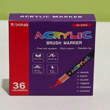 Gerade flüssiger Acrylmarker, weiche Spitze, grenzüberschreitende Studentenmalerei, speziell für Kunststudenten, stapelbarer Acrylmarker - Sätze - Übersicht 5