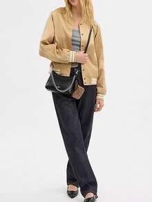 Coach Laurel 19 Crossbody Bag Classical Shoulder Bag Hobo Purses with Adjustable Strap Handbag with Wallet Top-Handle - 黑色 - 查看 7
