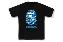 Men's T Shirt Versatile Fit, Men's Breathable Cotton T-Shirt, Men'S Graphic T-Shirt - Black With Blue Mask Print - Lightweight Summer Tee For Everyday & Themed Events - Breathable Round Neck Shirt - Casual Streetwear Essential, Event Apparel, Bold Print Top, Comfortable Fit, Street Style,  Design, Soft Material, Print Top, Young Adults 100% Cotton, 220g Fabric, Gift For Dad Christmass Gift - 黑色17 - 查看 1