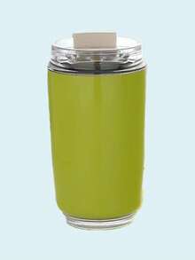 Tasse à café portable haut de gamme en acier inoxydable 304, gobelet isotherme, double usage chaud & froid, tasse de couple, tasse de voiture - Multicolore - Voir 14
