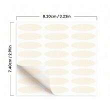 144/240/480/720pcs Eyelid Tape Sticker Invisible Double Fold Eyelid Lace Paste Clear Beige Stripe Self-Adhesive Natural Eye Tape Makeup Tool - Nude - View 9
