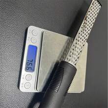 Stainless Steel Cheese Grater, Lemon Zester, Vegetable Shredder, Small Kitchen Tool - Black - View 9