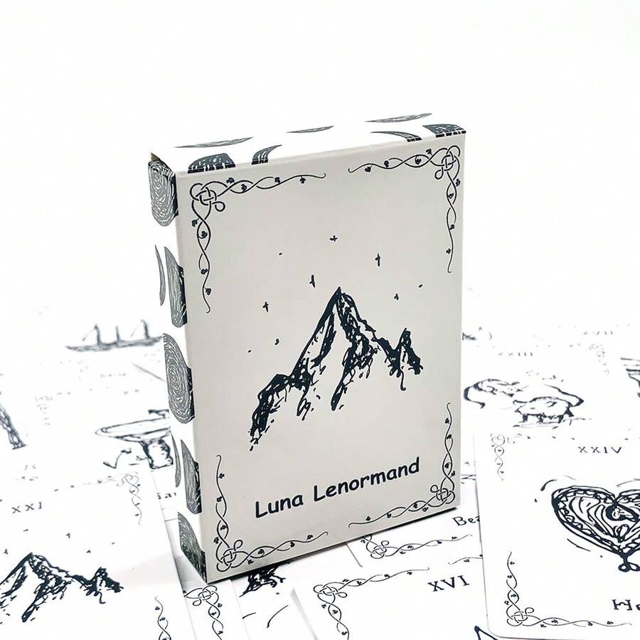 Classic Lenormand Tarot Cards, Desktop Toy Board Game Suitable For Daily Divination - Multicolor - View 1