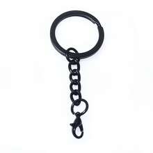 10pcs 25/28/30mm Diameter Keychain Ring Key Chains With Lobster Clasp Crafts DIY Jewelry Making Accessories Findings - Keychain - View 5