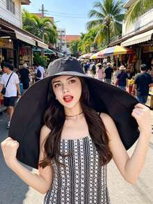 Premium 360 Degree UV Protection Sun Hat With Long Shoulder Flap Breathable Windproof Adjustable Wide Coverage Neck Guard Bucket Hat Prevent Sunburn Ideal For Fishing Beach Picnic Golf Boating Summer Outdoor Essential Accessory For Women - Multiple Styles - View 5