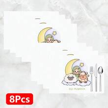 1件/4件/6件装亚麻餐垫，饰有牛、羊和月亮图案，适合宰牲节装饰、宰牲节礼物，可用于餐桌、四季装饰，现代可水洗桌面垫，可作房间装饰、杯垫、厨房餐垫、室内外派对装饰、家居装饰，是理想的礼物之选。 - 彩色 - 查看 17