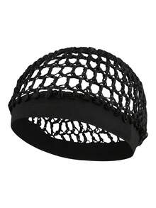 1pc Women's Sleep Hair Net Cap, Black Mesh Hairnet Suitable For Ballet, Sleeping, Braiding Hair Buns - Multicolor - View 7