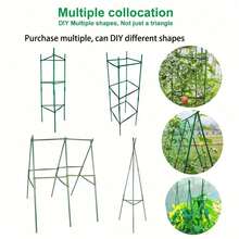 1pc Tomato Support Cage, Vegetable Support Rack, Suitable For Climbing Plants, Vegetables, Flowers, Fruits And Vines - Multicolor - View 7