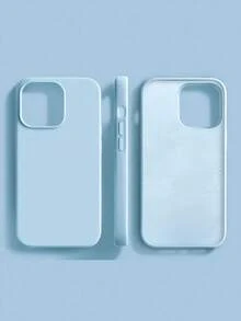 2.0mm厚液态硅胶手机壳，兼容苹果17、16、15、14、13、12、11 Pro Max，全方位保护，防水防震防摔防刮，国际版，非国内版 - 淺藍色 - 查看 1