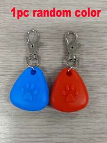 1pc Random Color LED Pet Pendant Collar, Waterproof Dog Collar Light, Suitable For Outdoor Walking, Silicone LED Dog Collar Tag Light, Battery Included (Suitable For Medium & Large Dogs, May Be Oversized For Small Dogs) - Multicolor - View 10