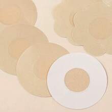 2/6/12pcs Reusable Silicone Invisible Nipple Covers, Women Portable Breast Petals Set With Travel Storage Box, Essential For Summer - Multicolor - View 10