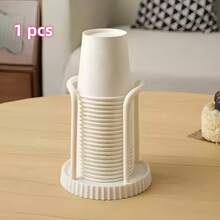 1 Adjustable Plastic Tray Multi-Functional Cup Holder Saves Kitchen Countertop Space Coffee Cup Tea Cup Organizer Suitable For 3-7 Ounce Cups Bathroom Coffee Station Office Desk Storage Festive Gift Choice Easter Father's Day Mother's Day Birthday Party Housewarming Practical Home Gift - Multicolor - View 11