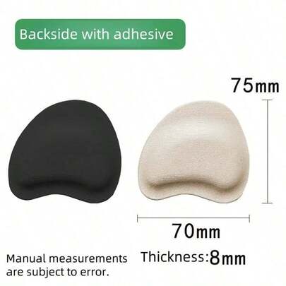1 par de almohadillas para dedos de sandalias de verano, suaves, absorbentes y cómodas con amortiguación, con respaldo adhesivo, adecuadas para mujeres, accesorio de calzado como regalo