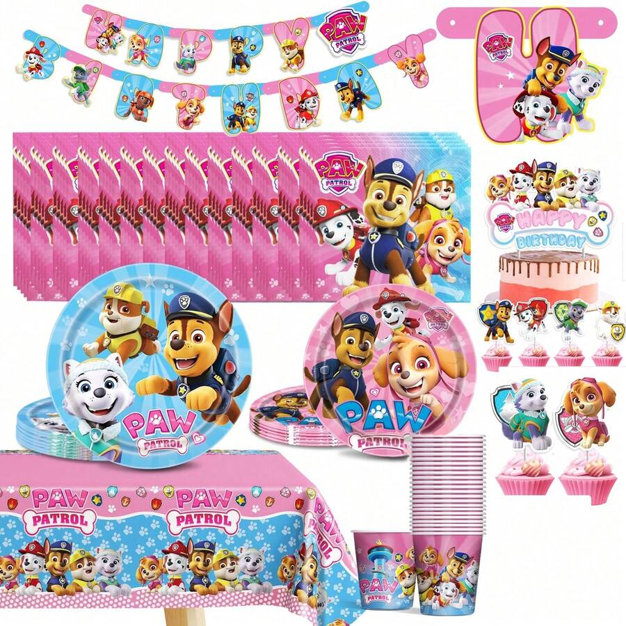 Disposable Plates, Napkins, Cups - 10-Person Party Supply Set, Suitable For Birthdays, Weddings, Themed Parties, Family Picnics - Multicolor - View 1