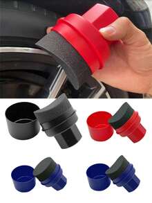 1 Bàn chải rửa bánh xe, bọt biển đánh bóng, miếng đệm cong dùng để rửa xe, bàn chải làm sạch lốp xe - nhiều màu - Xem 8