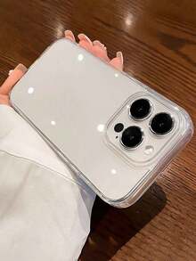 Minimalist Transparent Acrylic Phone Compatible With 16 Pro/16/16 Pro/16 Plus/15/15 Pro/15 Pro/15 Plus/11/12/13/14 Pro/XS/XR/11 Pro/11 Pro/12 Pro/12 Pro/13 Pro/13 Pro/Plus/14 Pro/14 Pro/14 Plus/Plus/8 Plus/8/SE2 Soft Cover Waterproof Shockproof Anti-Fall Scratch Resistant - 1pc - 查看 2