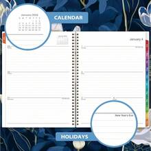 XDL 2026 Planner - Jan. 2026 - Dec. 2026, 8.5" X 11", Planner 2026 Weekly & Monthly, 2026 Calendar With 12 Monthly Tabs, Back Pocket - 2026 Planner - 查看 5