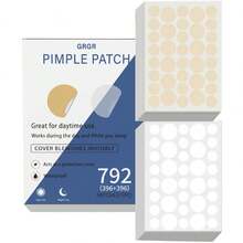 GRGR 792pcs Shaped Pimple Patches, Pimple Patches For Face, Nvisible Non-Drying Pimple Cover Dots For All Light Beige Types, Gentle Absorption, Pimple Patches For Face, Durable Packaging, Gift For Mom - 792Pcs - View 8