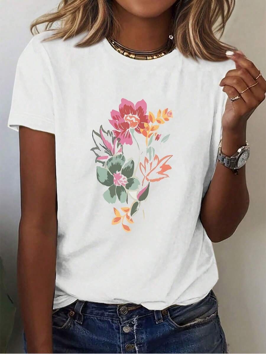 Women T-Shirts - White - View 1