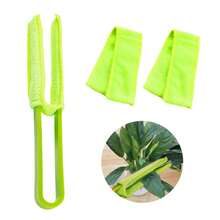 4 Pcs - Reusable Cleaning Set | Includes Cleaning Stick And Three Replaceable Brush Heads, Durable, Handheld Cleaning Brush, Suitable For Cleaning Blinds, Air Conditioner Blades, Leaves - Multi-Functional Cleaning Set - A - View 6