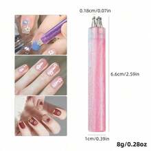 1件套5合1美甲点彩笔工具套装，包含美甲笔刷、多头点彩笔，适用于波点、花瓣图案等DIY美甲工具 - 彩色 - 查看 10