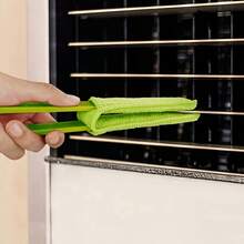 4 Pcs - Reusable Cleaning Set | Includes Cleaning Stick And Three Replaceable Brush Heads, Durable, Handheld Cleaning Brush, Suitable For Cleaning Blinds, Air Conditioner Blades, Leaves - Multi-Functional Cleaning Set - A - View 4
