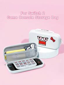 1个极简主义夸张表现风格单领结印花图案Switch保护壳，适用于Switch 2 (2025)，也适用于Switch OLED/Switch NS/Lite，带卡槽的收纳盒，Switch游戏机保护套，电池延长版游戏机配件保护壳，送给Switch玩家的最佳礼物，送给孩子/家人的最佳礼物 - 查看 13