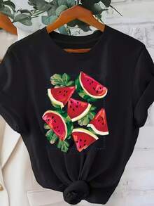 Women T-Shirts - [White] - View 7