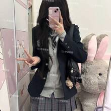 Cosplay Clothing - Navy Blue Jacket, Comes With an Upgraded Badge - View 5